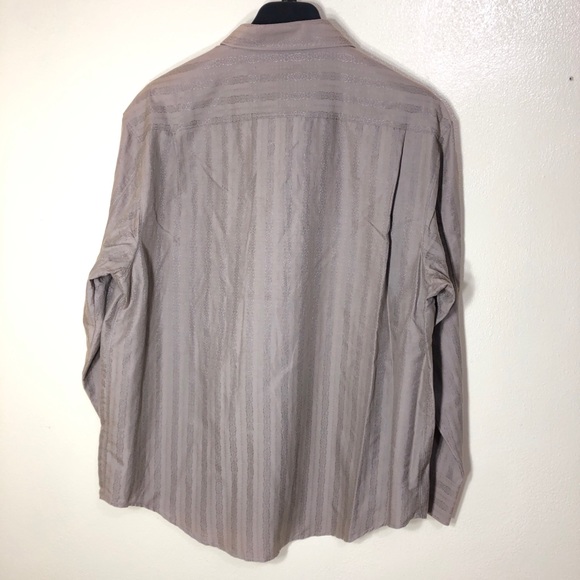 New Pronto Uomo Silk Blend Button Down Shirt - Picture 3 of 3